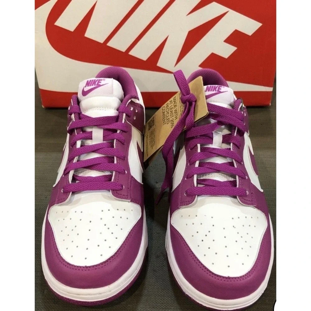 Nike Dunk Low Next Nature White Hot Fuchsia DD1873 110‎ Women's Size 11